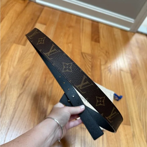 Louis Vuitton Brown Monogram Belt